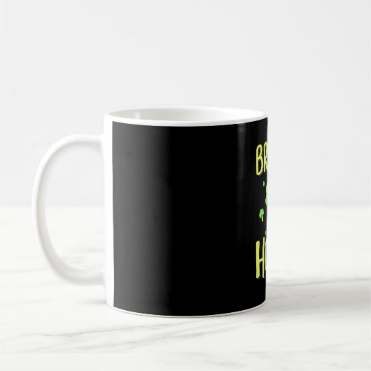 Vegetarian Brocco Holic Kaffeetasse (Links)