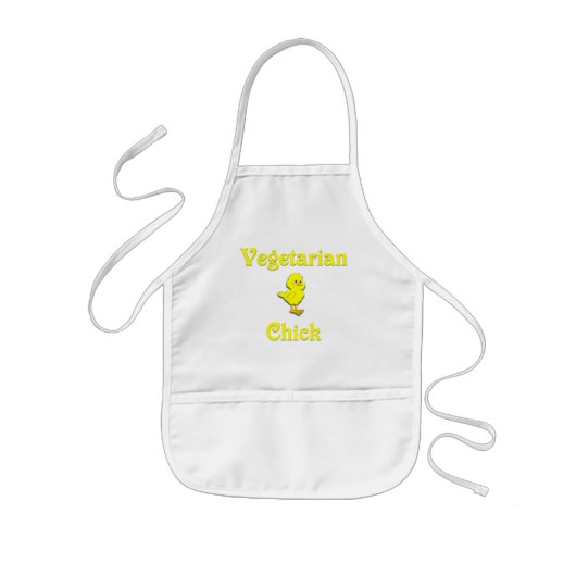 Vegetarian Chick Kinderschürze (Vorne)