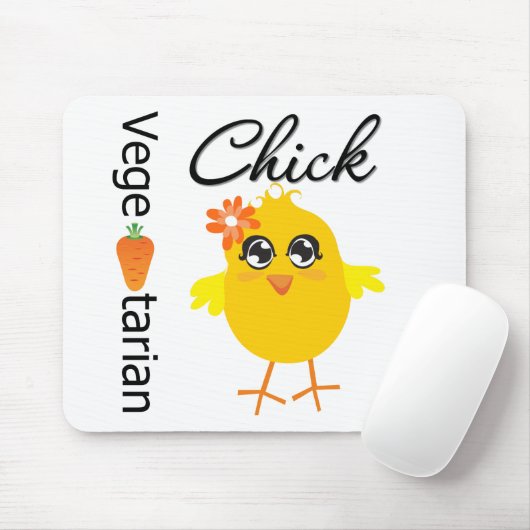 Vegetarian Chick Mousepad (Mit Mouse)