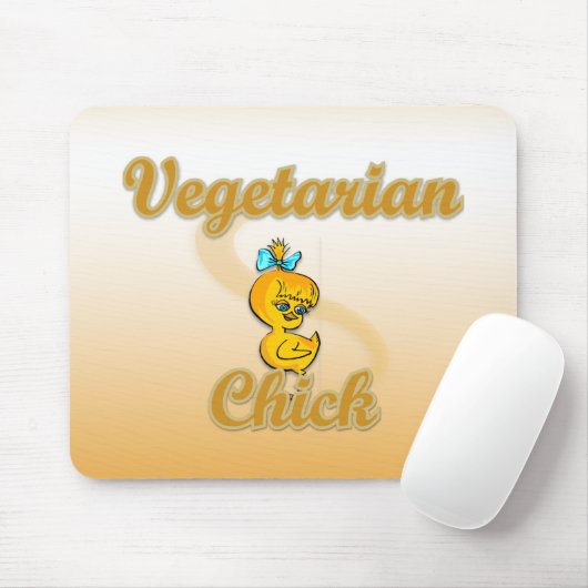 Vegetarian Chick Mousepad (Mit Mouse)