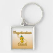 Vegetarian Chick Schlüsselanhänger (Vorne)