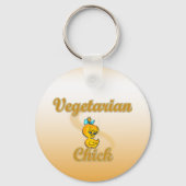 Vegetarian Chick Schlüsselanhänger (Vorderseite)