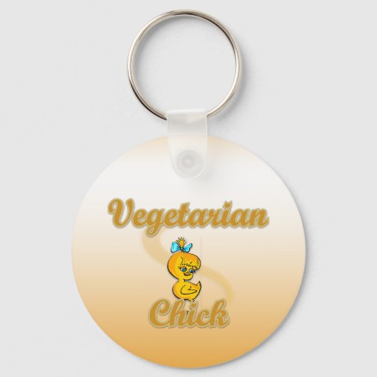 Vegetarian Chick Schlüsselanhänger (Vorderseite)