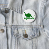 Vegetarian Dinosaurier Button (Beispiel)