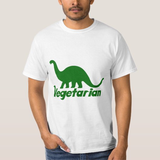 Vegetarian Dinosaurier T-Shirt (Vorderseite)