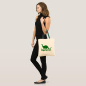 Vegetarian Dinosaurier Tragetasche (Vorderseite (Model))