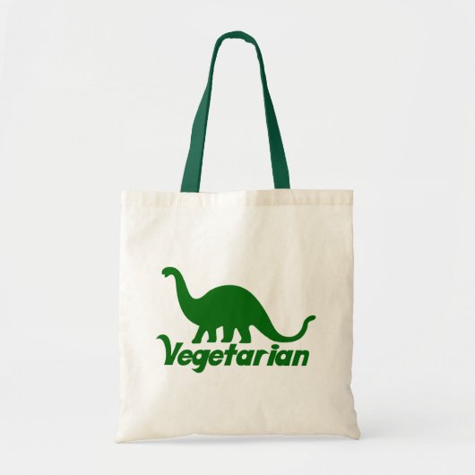 Vegetarian Dinosaurier Tragetasche (Vorne)