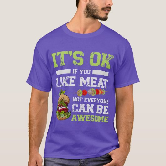 Vegetarian Fast Food Vegan Veggie retro T-Shirt (Vorderseite)