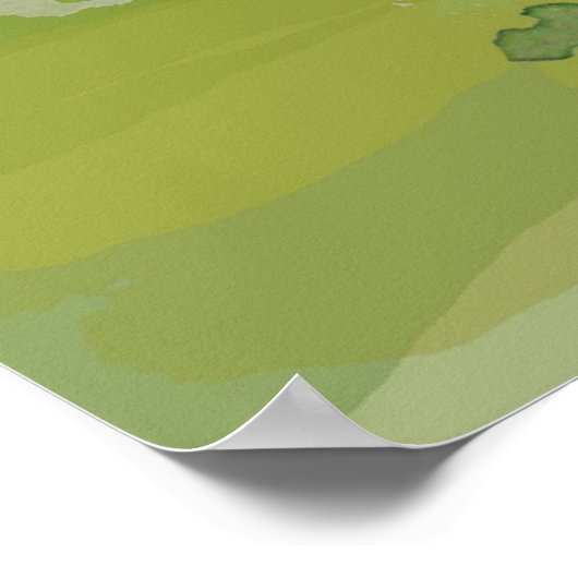 Vegetarian Funny Poster Whimsical Türkei Poster (Ecke)