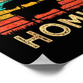 Vegetarian I Don't Eat My Homies Funny Vegan Retro Poster (Ecke)