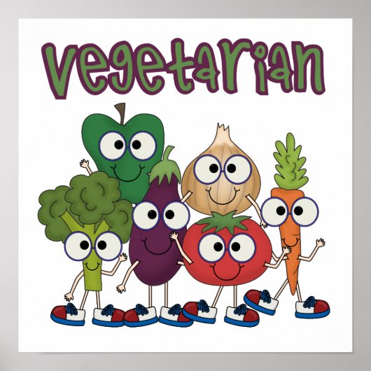 Vegetarian Poster (Vorne)