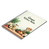 Vegetarian Recipes Notizblock (Linke Seite)