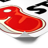 Vegetarian Steak Full Poster (Ecke)