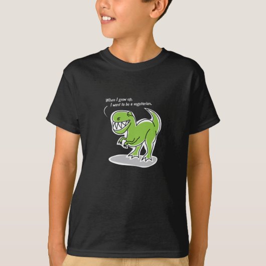 Vegetarian T. Rex T-Shirt (Vorderseite)