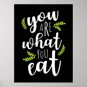 Vegetarian You Are What You Eat Poster