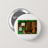 Vegetarier Aardvark Funny T-Shirts Geschenke Tasse Button (Vorne & Hinten)