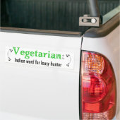 Vegetarier Autoaufkleber (Auf Lkw)