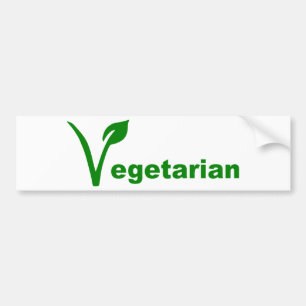 Vegetarier Autoaufkleber