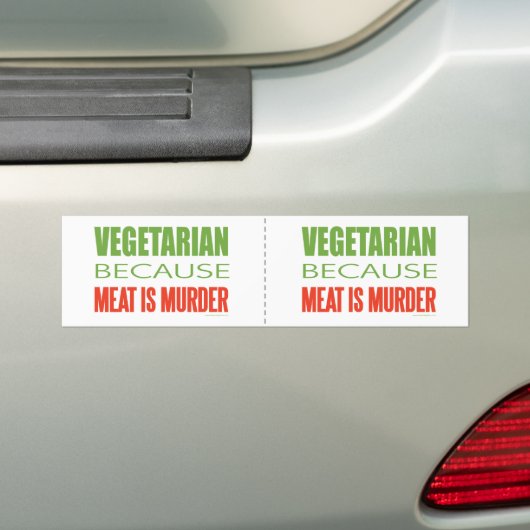 Vegetarier Autoaufkleber (Auf Auto)