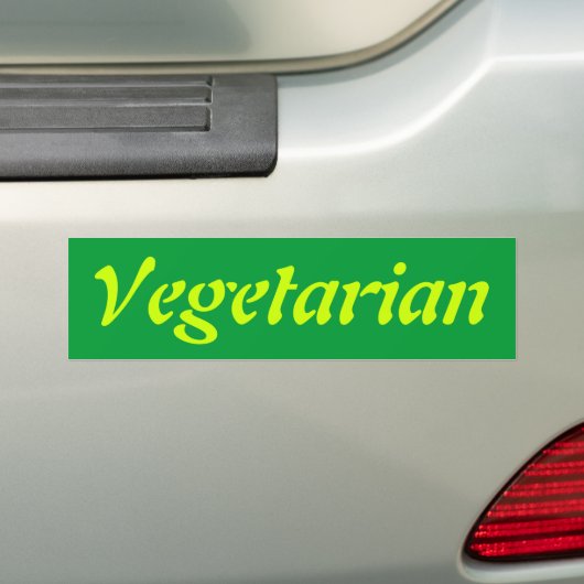 Vegetarier Autoaufkleber (Auf Auto)