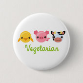 Vegetarier Button (Vorderseite)