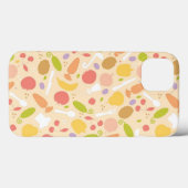 Vegetarier, der Musterhintergrund kocht Case-Mate iPhone Hülle (Rückseite (Horizontal))