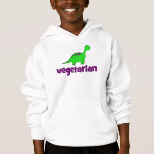 Vegetarier - Dinosaurier-Entwurf Hoodie