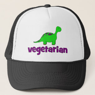 Vegetarier - Dinosaurier-Entwurf Truckerkappe