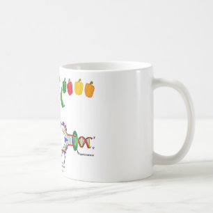 Vegetarier DNA (vegetarischer Haltungs-Spaß) Kaffeetasse