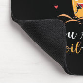 Vegetarier, du bist mein Bodenmädchen Mousepad (Ecke)