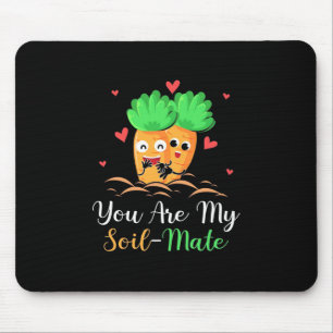 Vegetarier, du bist mein Bodenmädchen Mousepad