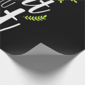 Vegetarier du bist, was du isst geschenkpapier (Ecke)