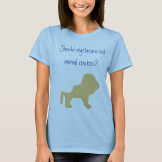 Vegetarier essen Tiercracker? T-Shirt