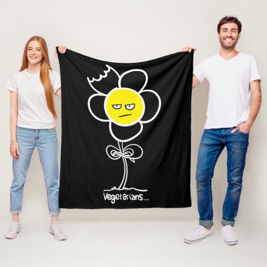 Vegetarier... Fleecedecke (Beispiel)