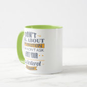 Vegetarier fragen nicht über mein Protein Tasse (Vorderseite Links)