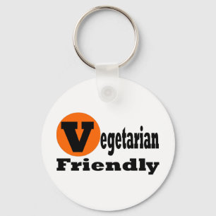 Vegetarier freundlich schlüsselanhänger