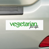 Vegetarier für das Leben Autoaufkleber (Auf Auto)
