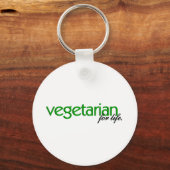 Vegetarier fürs Leben Schlüsselanhänger (Vorderseite)