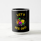Vegetarier Gelassen Vegan Tasse (Zentrum)