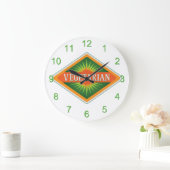 Vegetarier Große Wanduhr (Zuhause)