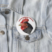 Vegetarier herrschen! -Button Button (Beispiel)