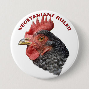 Vegetarier herrschen! -Button Button