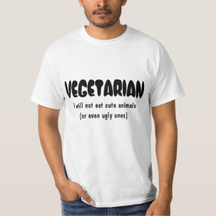 VEGETARIER I isst nicht süße Tiere… T-Shirt