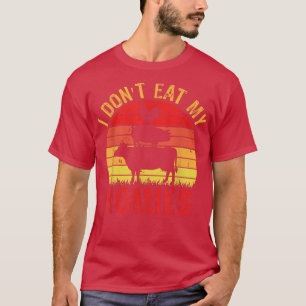 Vegetarier Ich esse meine Homies nicht lustig Vega T-Shirt