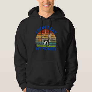 Vegetarier Ich esse nicht meine Homies Lustiger Ve Hoodie