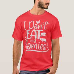 Vegetarier ich nicht essen meine Heime Witzig Vega T-Shirt