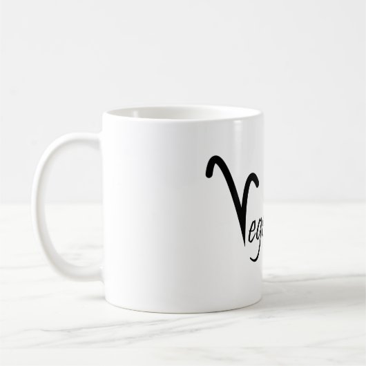 Vegetarier Kaffeetasse (Links)
