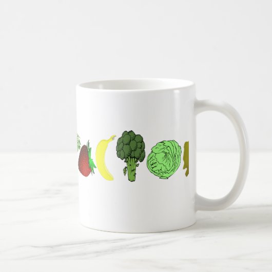 Vegetarier Kaffeetasse (Rechts)