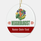 Vegetarier Keramik Ornament (Links)