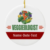 Vegetarier Keramik Ornament (Hinten)